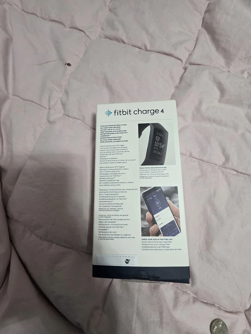 fitbit track workouts